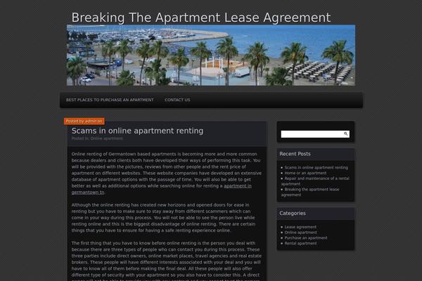 Parament theme site design template sample