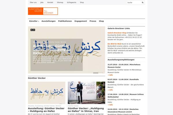 Unspoken theme site design template sample