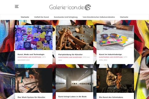 Marinate theme site design template sample
