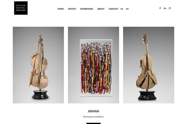 Atelier theme site design template sample