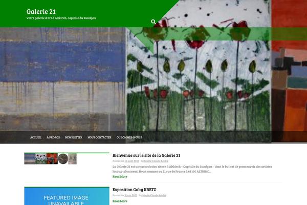 galerie21.org site used Plum