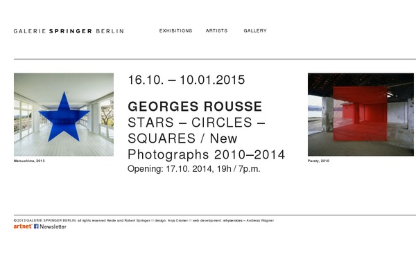 galeriespringer.de site used Boilerplate