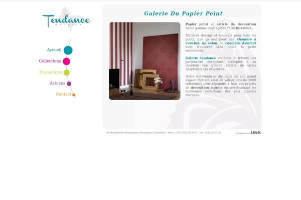 galerietendance.com site used Vinicia
