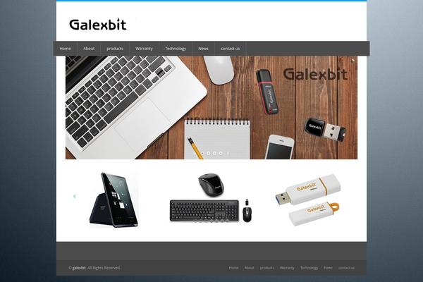 Infinite theme site design template sample