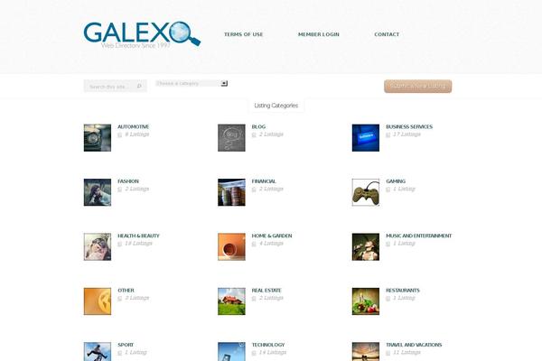 eList theme site design template sample