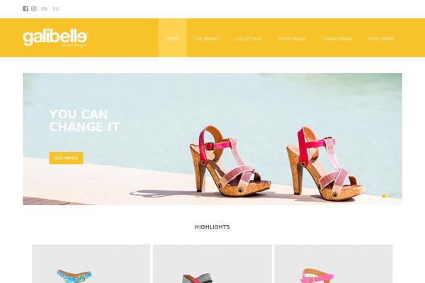 galibelle.com site used Galibelle-theme