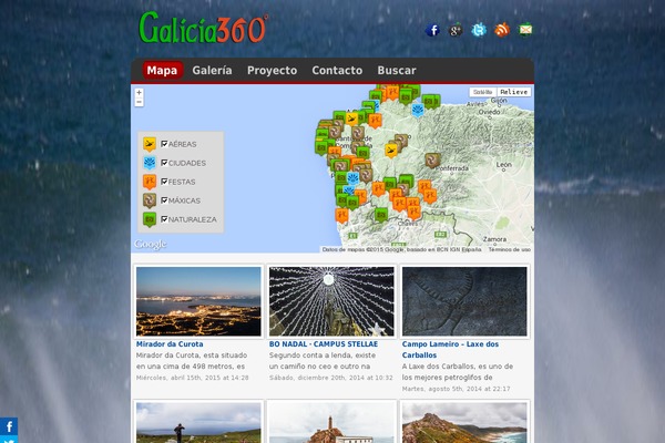 GALICIA360 theme websites examples