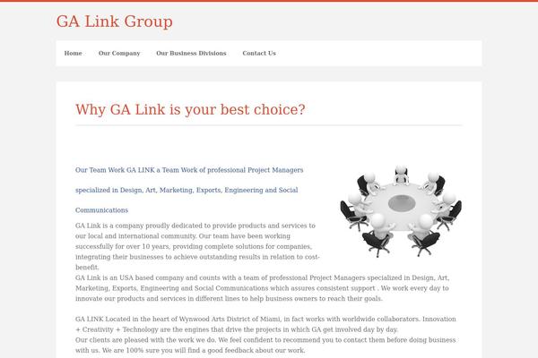 Convention theme site design template sample