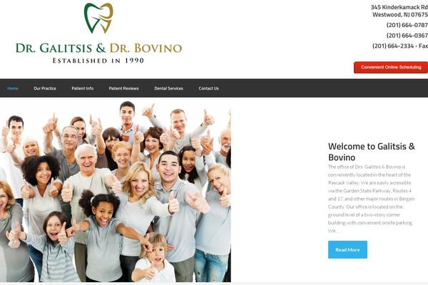 Enterprise Pro theme site design template sample