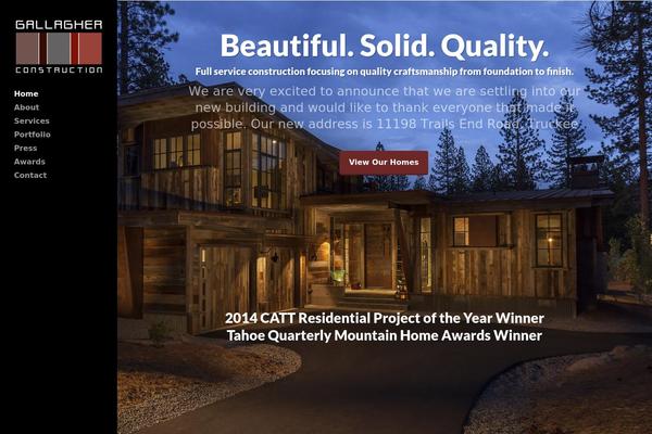 gallagherconstructiontahoe.com site used Trailthemetrust