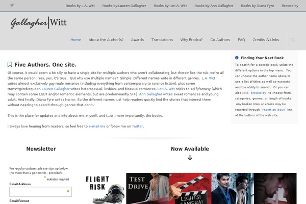Lato theme site design template sample
