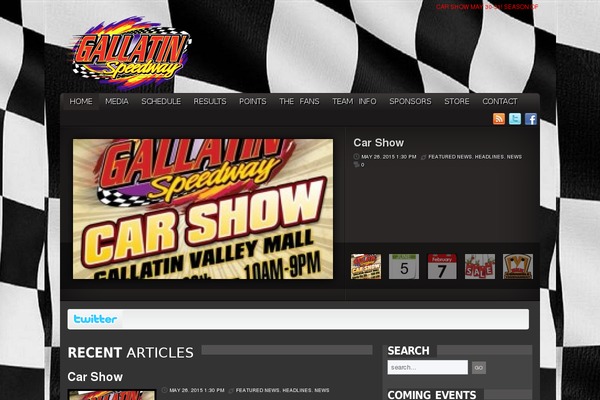 gallatinspeedway.com site used Yamidoo Magazine