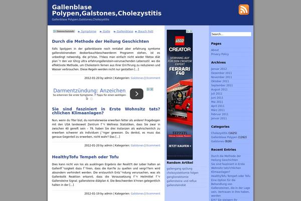 Prosense Blue theme site design template sample