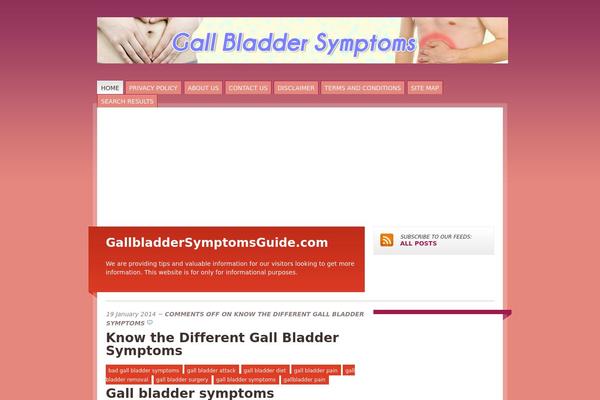 Mainstream theme site design template sample