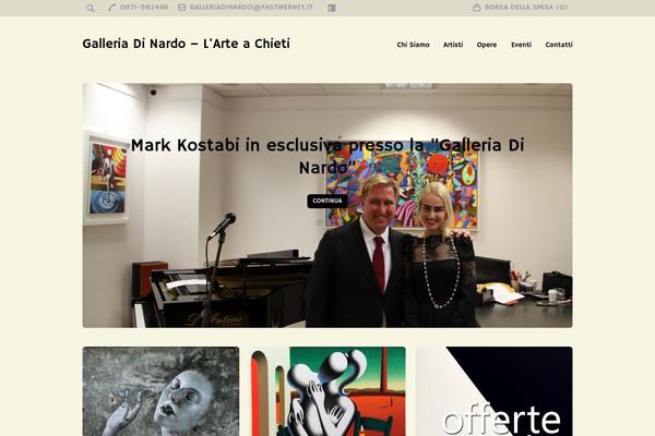 Loft theme site design template sample