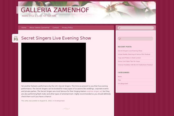 Bouquet theme site design template sample