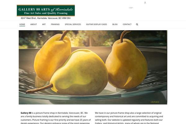 Jupiter Child theme site design template sample