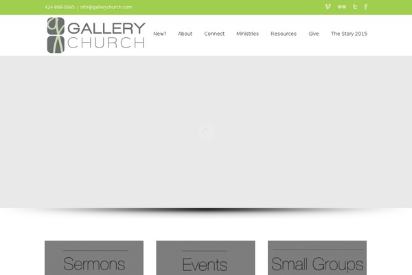Site using Church Pack plugin