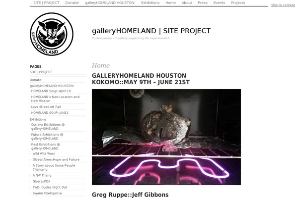 Sandbox theme site design template sample