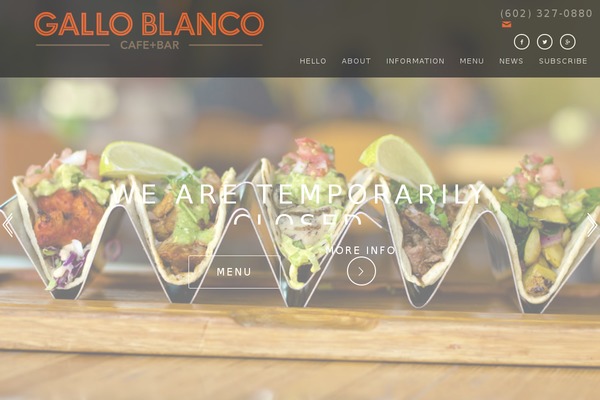 Visia theme site design template sample
