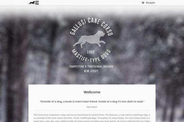 Influence theme site design template sample