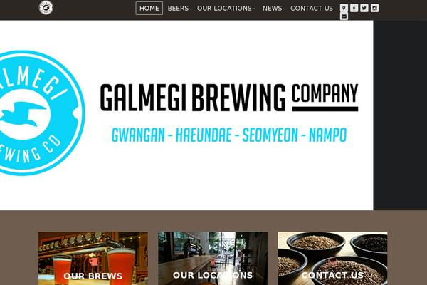 Growler theme site design template sample