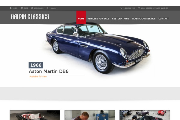 Automotive Car Dealership Business WordPress Theme theme site design template sample