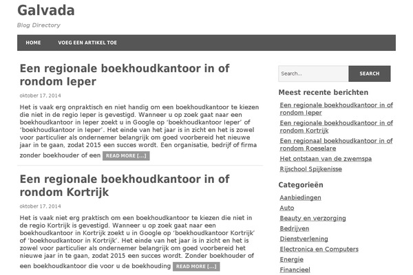 Minimize theme site design template sample