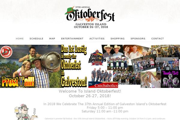 galvestonoktoberfest.com site used Outreach Pro
