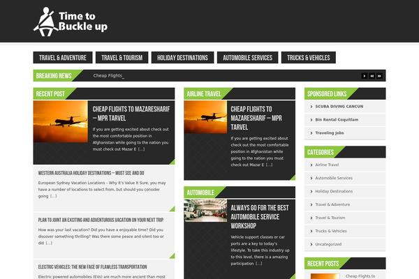 Powermag theme site design template sample