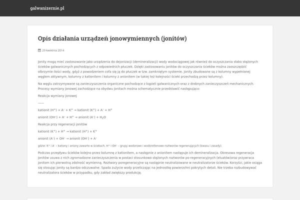Baskerville theme site design template sample