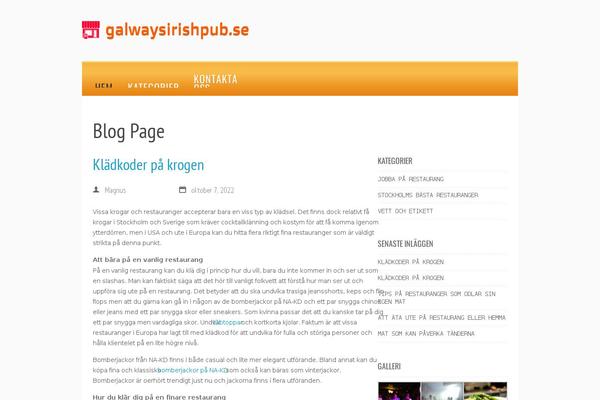 my engine theme site design template sample