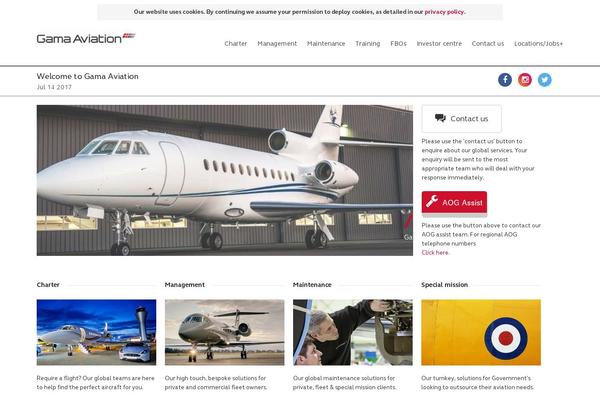 Site using The Social Links plugin