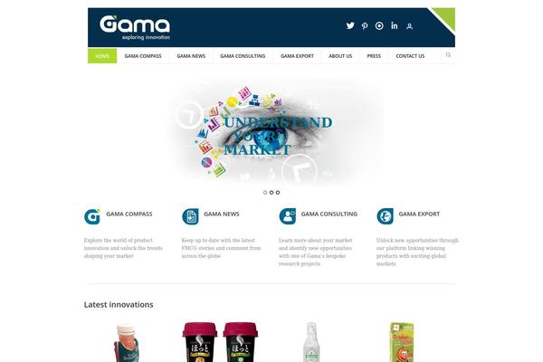 Goodnex theme site design template sample