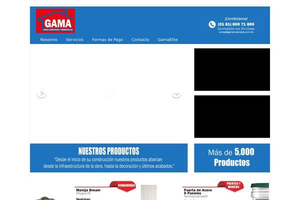 Asteria theme site design template sample