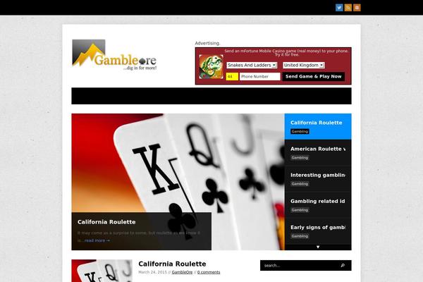 Bloggit theme site design template sample