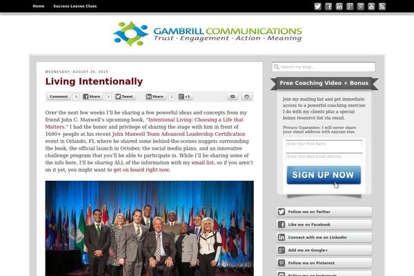 Get Noticed theme site design template sample