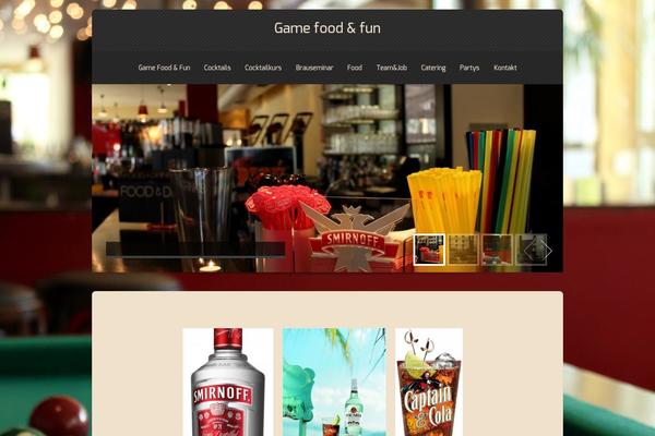 Theron PRO theme site design template sample