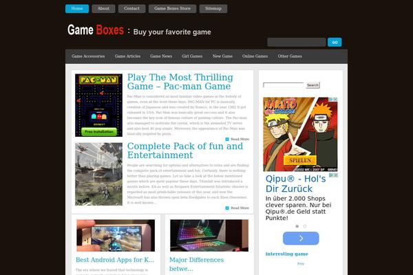 Quadro theme site design template sample