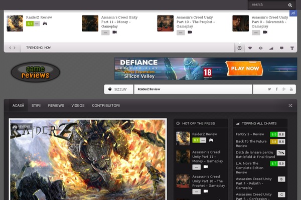 Flavor theme site design template sample