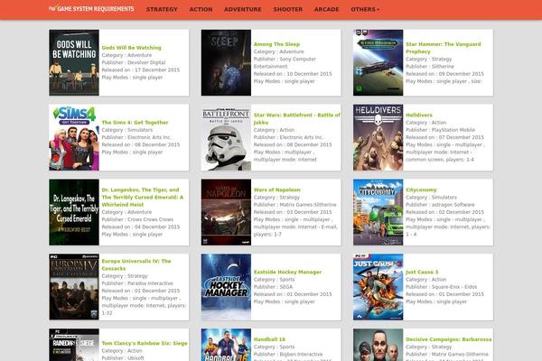Snips theme site design template sample