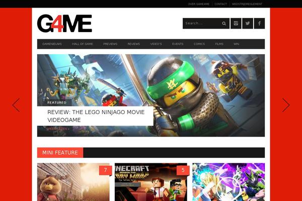 BUCKET theme site design template sample