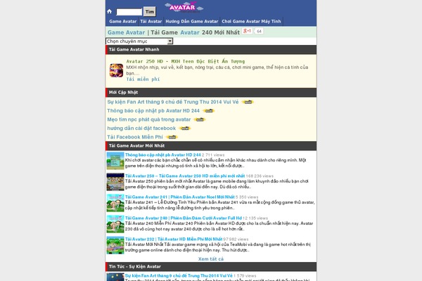 gameavatarhay.com site used Thememobile