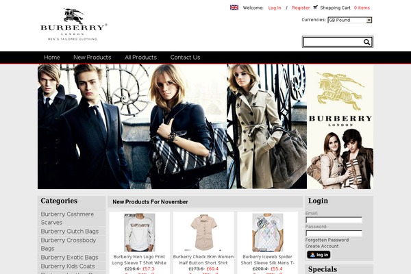 Gbclaw theme site design template sample
