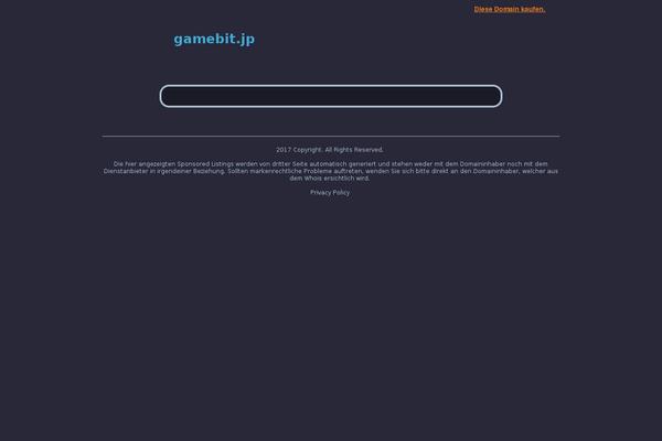gamebit.jp site used Blogora