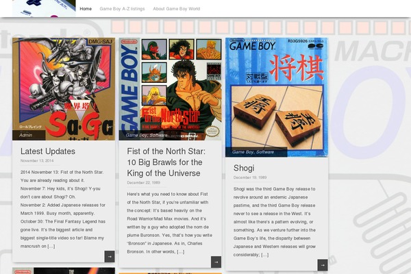 Pinbin theme site design template sample