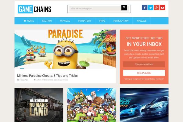 Merlin theme site design template sample