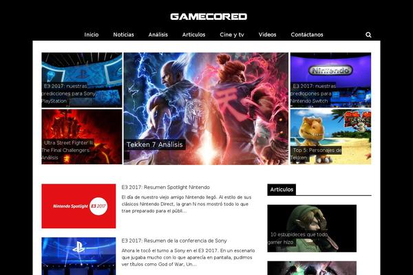 The-review theme site design template sample