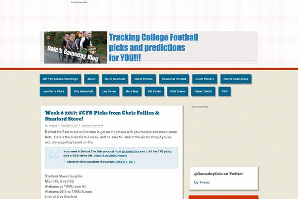 Site using Csv-to-html plugin