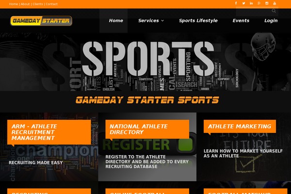 Gameplan theme site design template sample